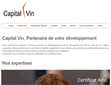 Tablet Screenshot of capital-vin.com